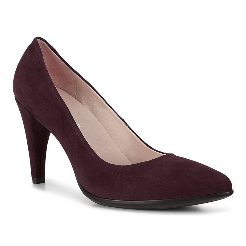 Women Heels Ecco Shape 75 Pointy - Heels Purple - India DXROIG571